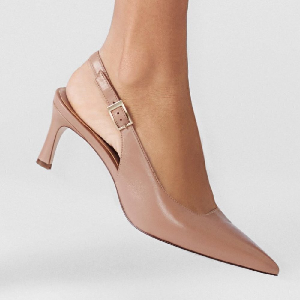 27 EDIT Naturalizer Felicia Slingback Pointed Toe Pump (Wide) - Picture 11 of 11
